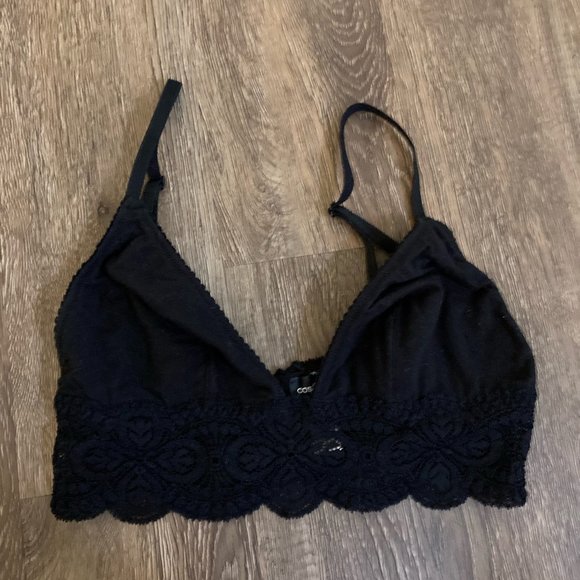 Cosabella Sonia Lace-Trim Bralette in Black - Picture 2 of 5